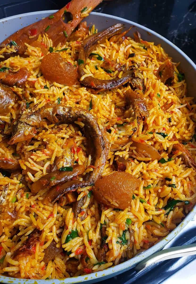 Native Vegetable Rice (Iwuk Edesi)