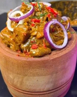 Spiced Nkwobi (Cow Foot)